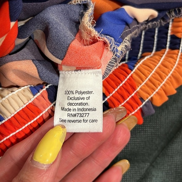 🔥Nine West Colorful Abstract Women's Top🔥 - Picture 4 of 8